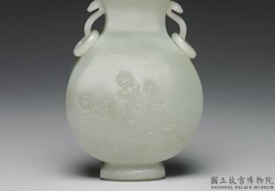 图片[2]-Jade flask with ruyi-shaped handles, Qing dynasty (1644-1911)-China Archive